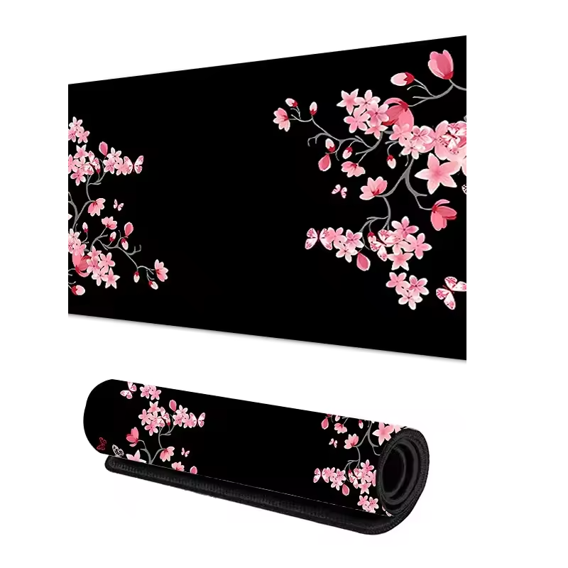 Pink Sakura Scenery Mousepad