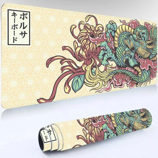 Light Green Dragon Mousepad