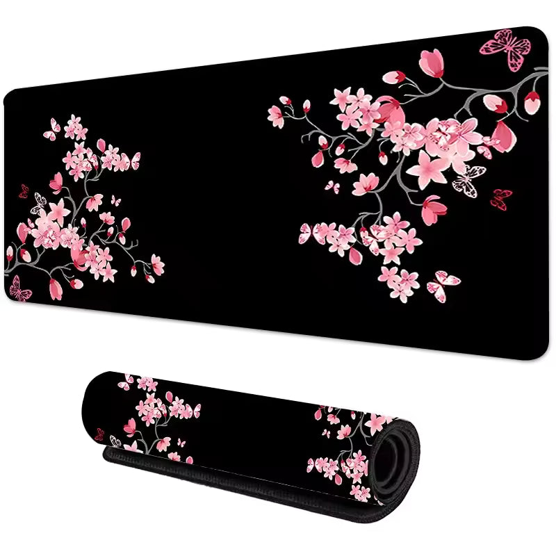 Pink Sakura Scenery Mousepad